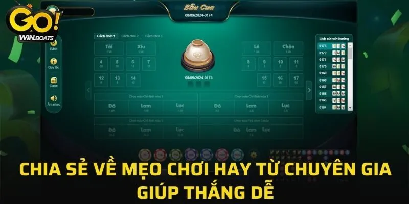 Chia sẻ về mẹo chơi hay từ chuyên gia giúp thắng dễ