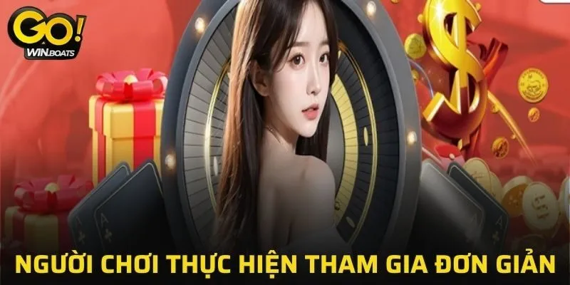 Người chơi thực hiện các bước tham gia khuyến mãi GOWIN đơn giản